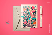 Vintage Halloween 5x7 Card Template, a Card Template by creatsy5 (Thumbnail 4 of 5)