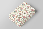 Seamless Set Flowers Clover Pattern, a Pattern Graphic by Vintage (Thumbnail 7 of 13)