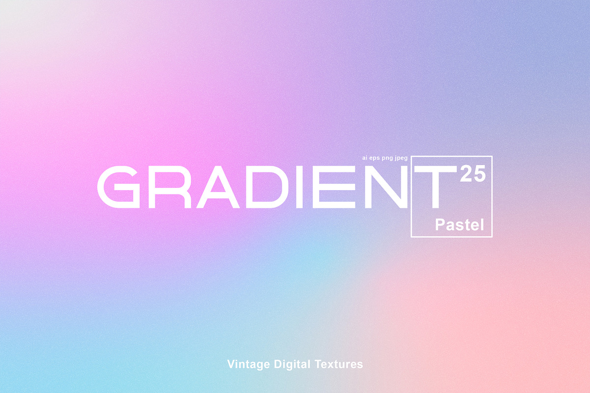 Pastel Grainy Gradient Texture, a Texture Graphic by Vintage Digital Textures (Photo 1 of 14)