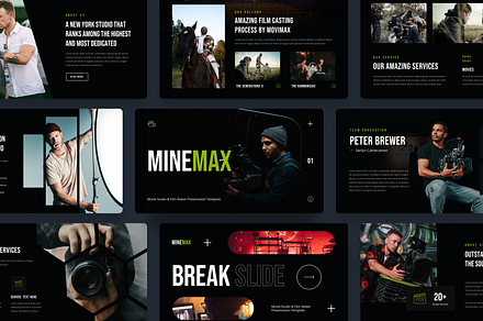 Minemax - Keynote Template, a Presentation Template by YossyOneStd