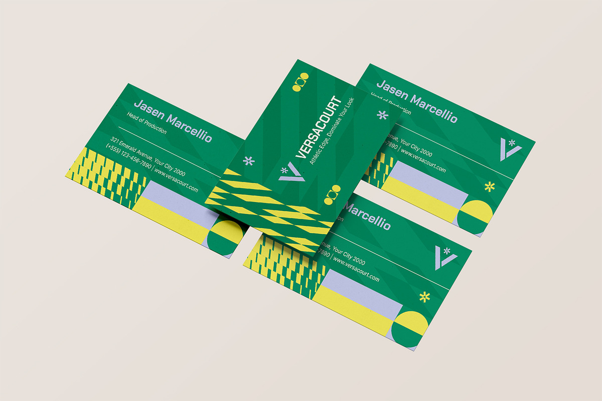 Versacourt - Business Card, a Business Card Template by StreaksideStd (Photo 2 of 3)