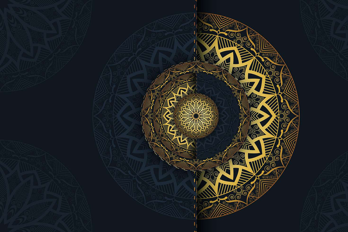 560+ Mandala Design Mega Collection, a Decorative Illustration by NJ Himel (Photo 106 of 289)