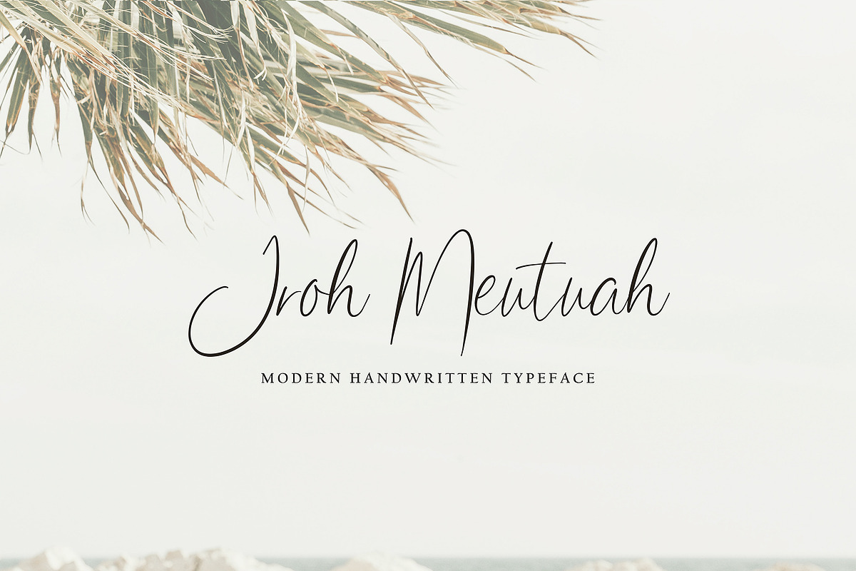 Battem Shampo, a Script Font by pineungtype (Photo 4 of 10)