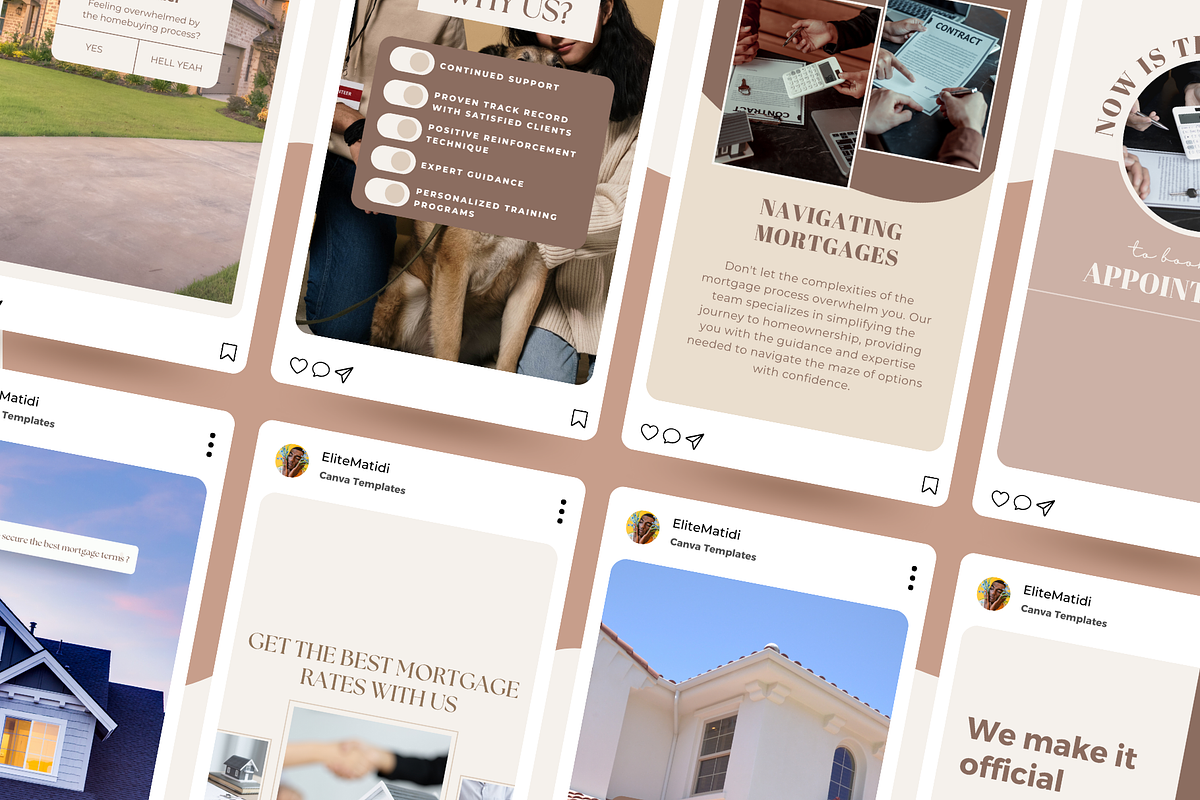 Mortgage Loan Officer Marketing, a Social Media Template by EliteMatidi (Photo 6 of 8)