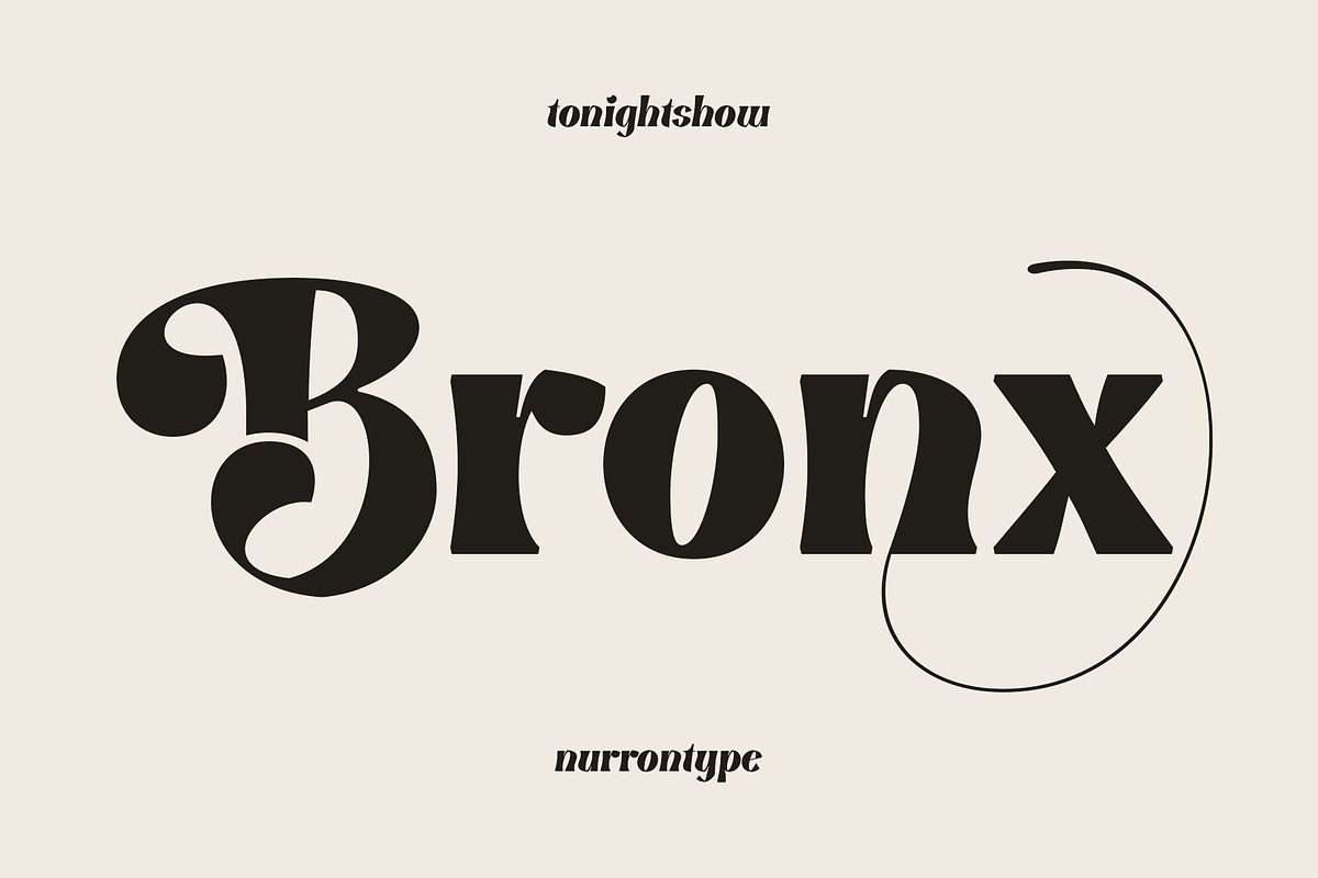 Tonight Show, a Serif Font by nurrontype (Photo 12 of 14)