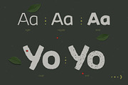 Koara / handmade font family, a Script Font by Rosario Nocera (Thumbnail 6 of 8)