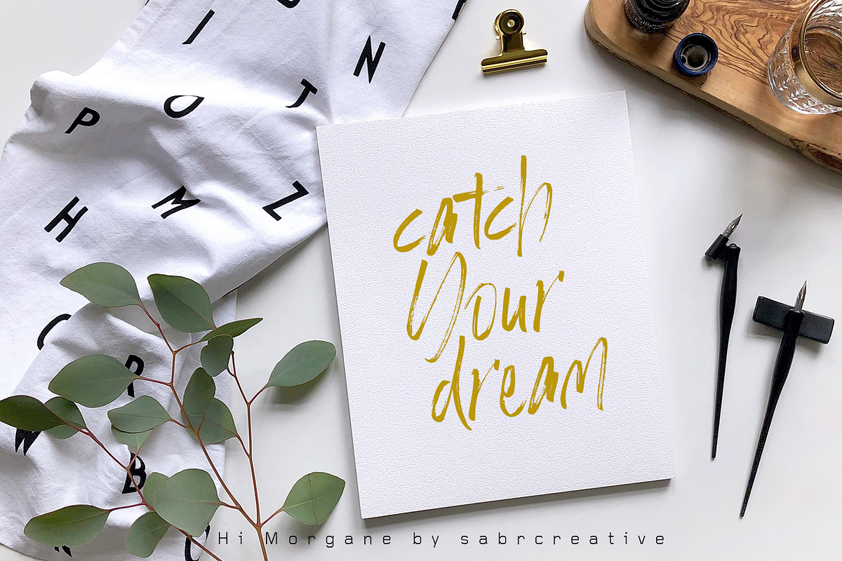 Hi Morgane, a Script Font by sabrcreative (Photo 9 of 10)