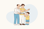 Fatherhood Moments Illustration, an Object Graphic by Jump Studio (Thumbnail 9 of 12)