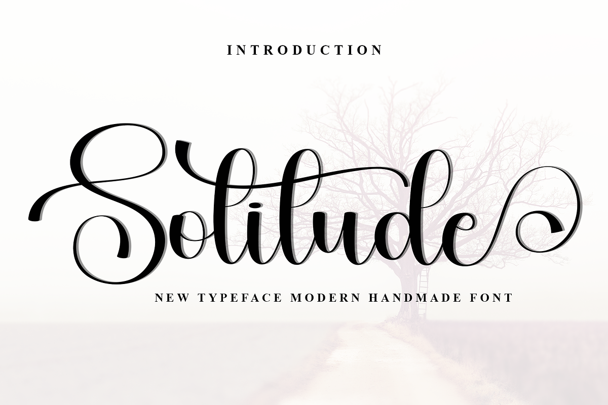 Solitude, a Handwritten Font by FreshTypeINK (Photo 1 of 8)