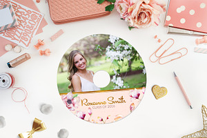 CD Template Graduation Princess