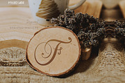 Fancy Script Monogram svg cut 107, an Object Graphic by Drawberx (Thumbnail 8 of 9)