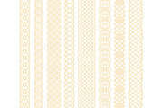 Cream Lace Clipart Borders, an Illustration by Amanda Ilkov (Thumbnail 3 of 5)