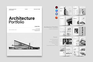 Architecture Portfolio Template, a Brochure Template by ElvinPrint