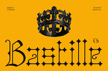 CS Bastille – Blackletter Font