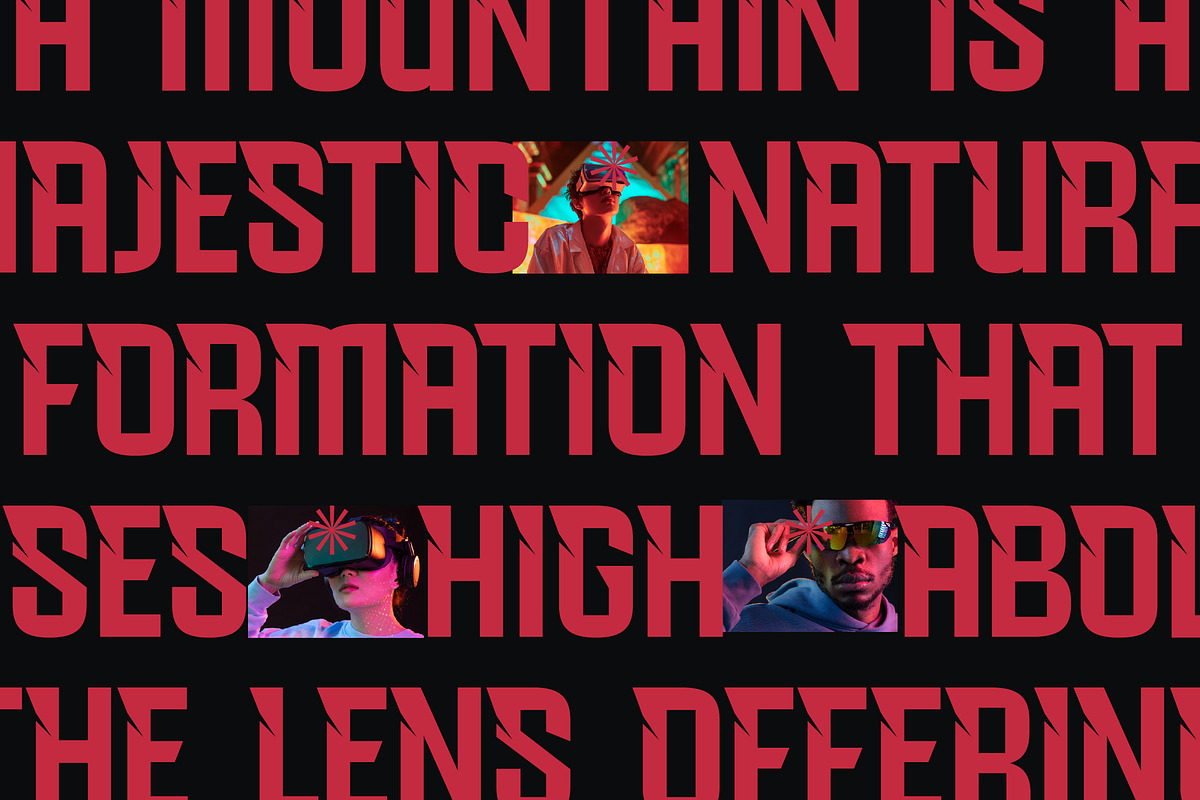 Chiteror Futuristic Display Font, a Sans Serif Font by timelesstype.co (Photo 17 of 20)