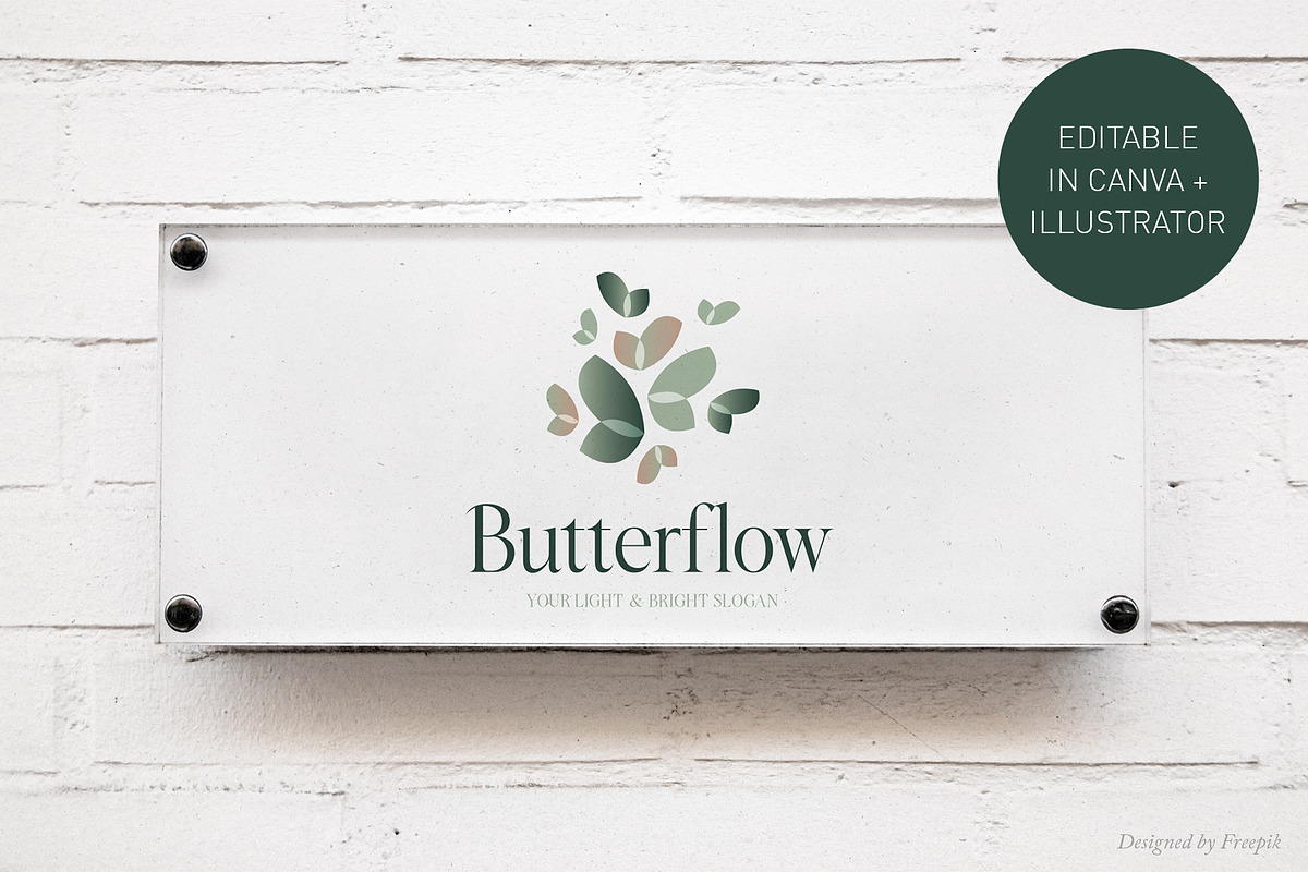 Butterfly Logo Template | Canva & AI preview 2