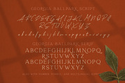 Georgia Ballpark - FONT DUO, a Serif Font by Sarid Ezra (Thumbnail 9 of 10)