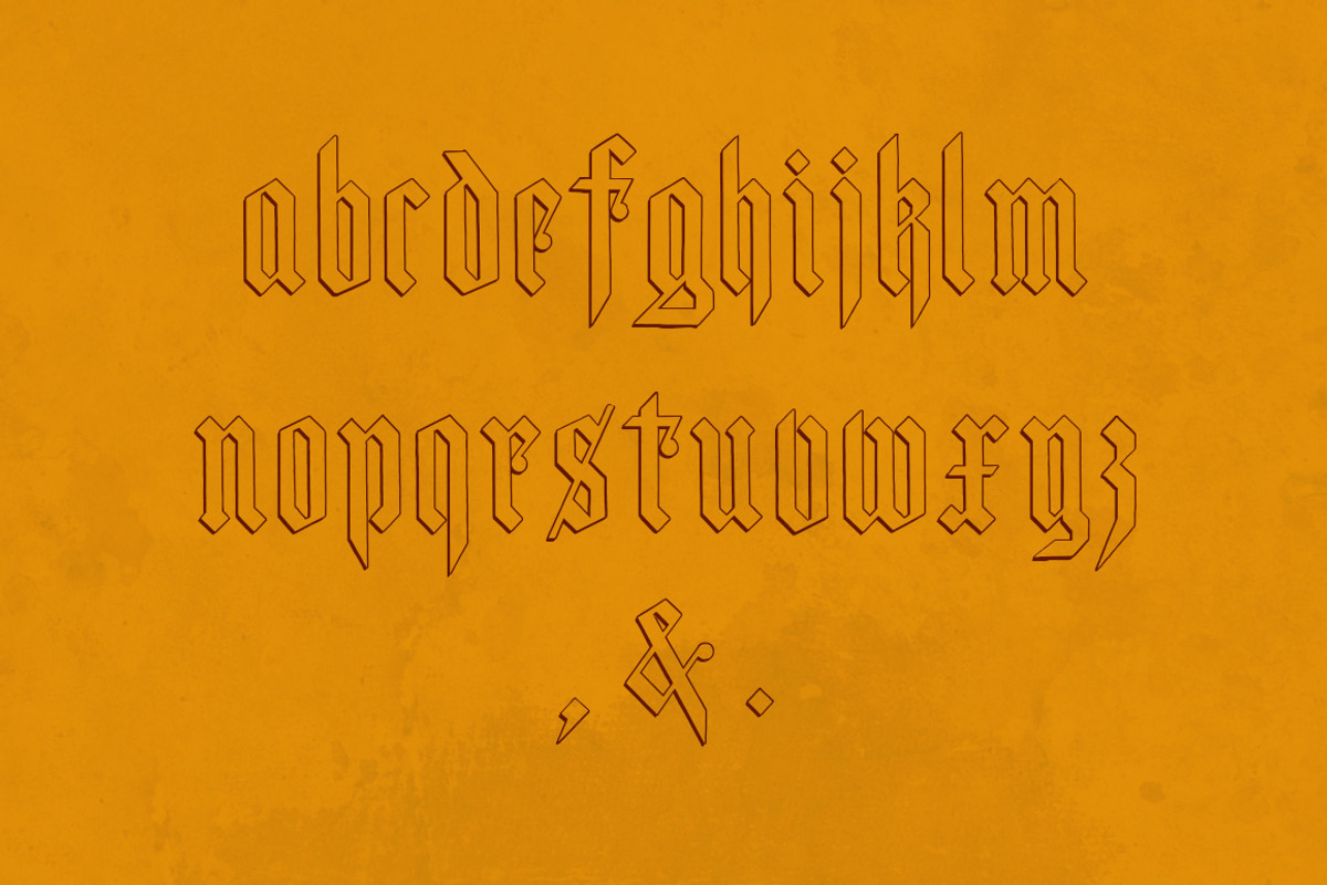 Parapet - Blackletter Typeface preview 3