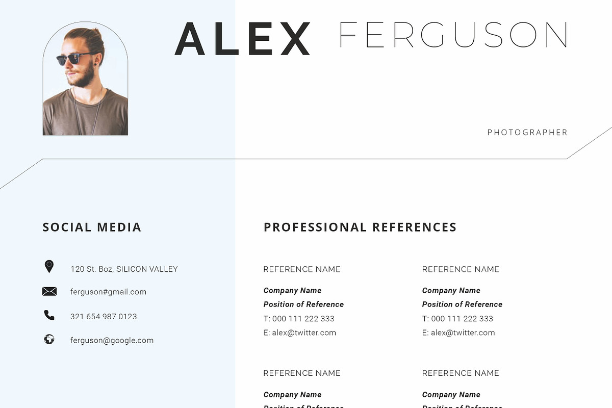 Resume Template / CV, a Resume Template by Peunayah (Photo 8 of 8)