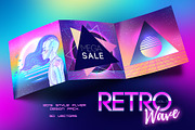 RETRO Wave. 30 design templates., a Person Illustration by Varvara Gorbash (Thumbnail 2 of 10)