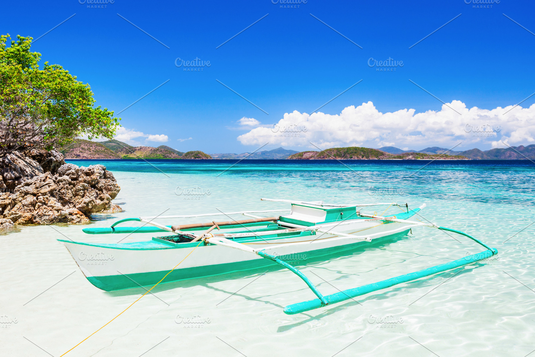 Boat on beach, a Photo by saiko3p