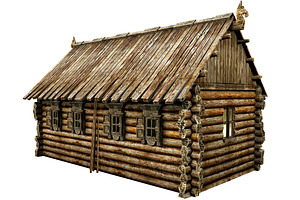 Wooden Village House