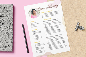 CANVA Resume Template / CV Set