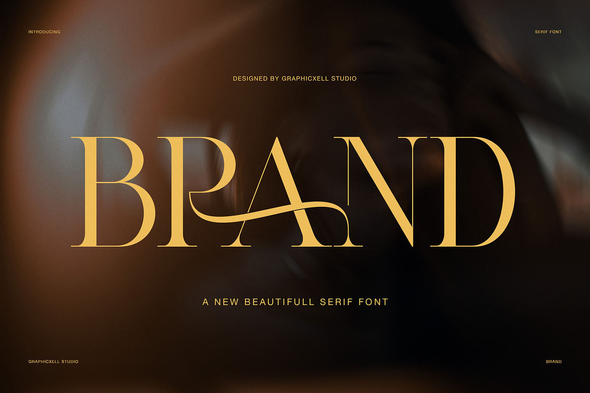 Brand Elegant Serif Font, a Serif Font by Graphicxell (Photo 1 of 8)