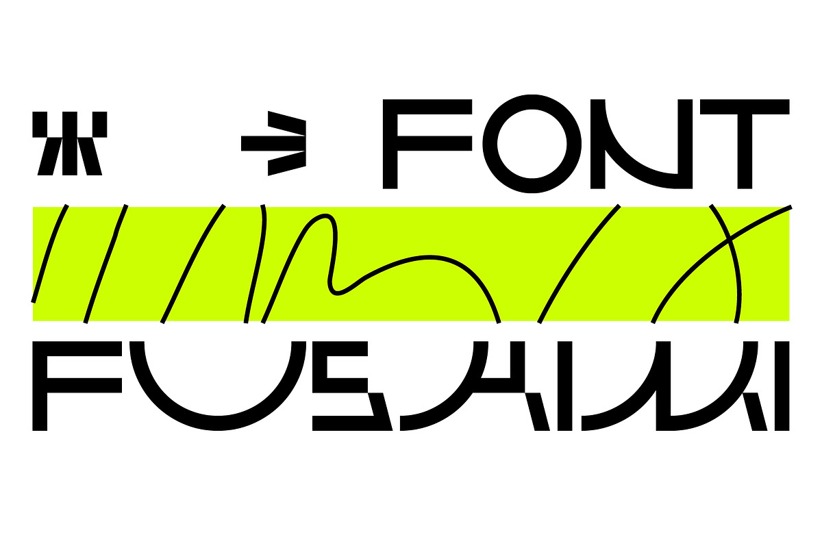 SK Fushimi — Experimental Tech Font, a Font by Shriftovik Type Foundry (Photo 1 of 9)