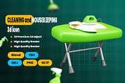CLEANING and HOUSEKEEPING 3d  Pack, an Object 3D Model by Ui Stock (Thumbnail 2 of 6)