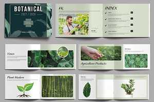 Botanical Magazine Landscape, a Magazine Template by MightyDesign