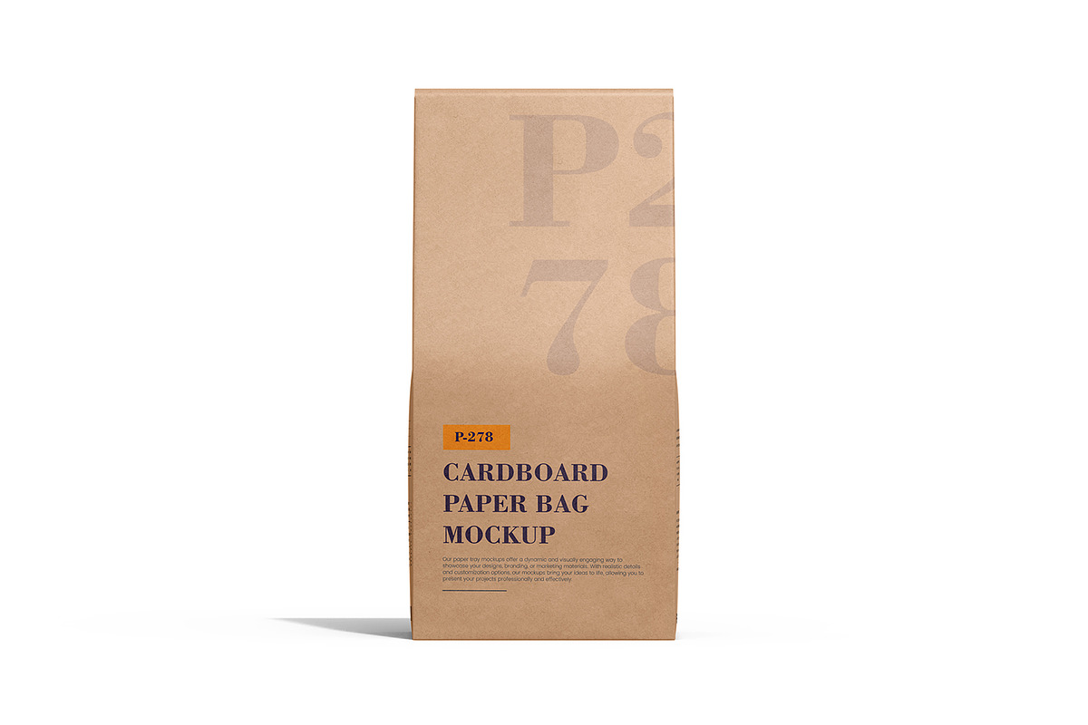 Paper Coffee Bag Packaging Mockup, a Packaging Mockup by Ram Studio LLC (Photo 5 of 21)