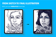 25 Graphite Affinity Brushes, a Brush Add-On by Riveros Illustration (Thumbnail 8 of 10)