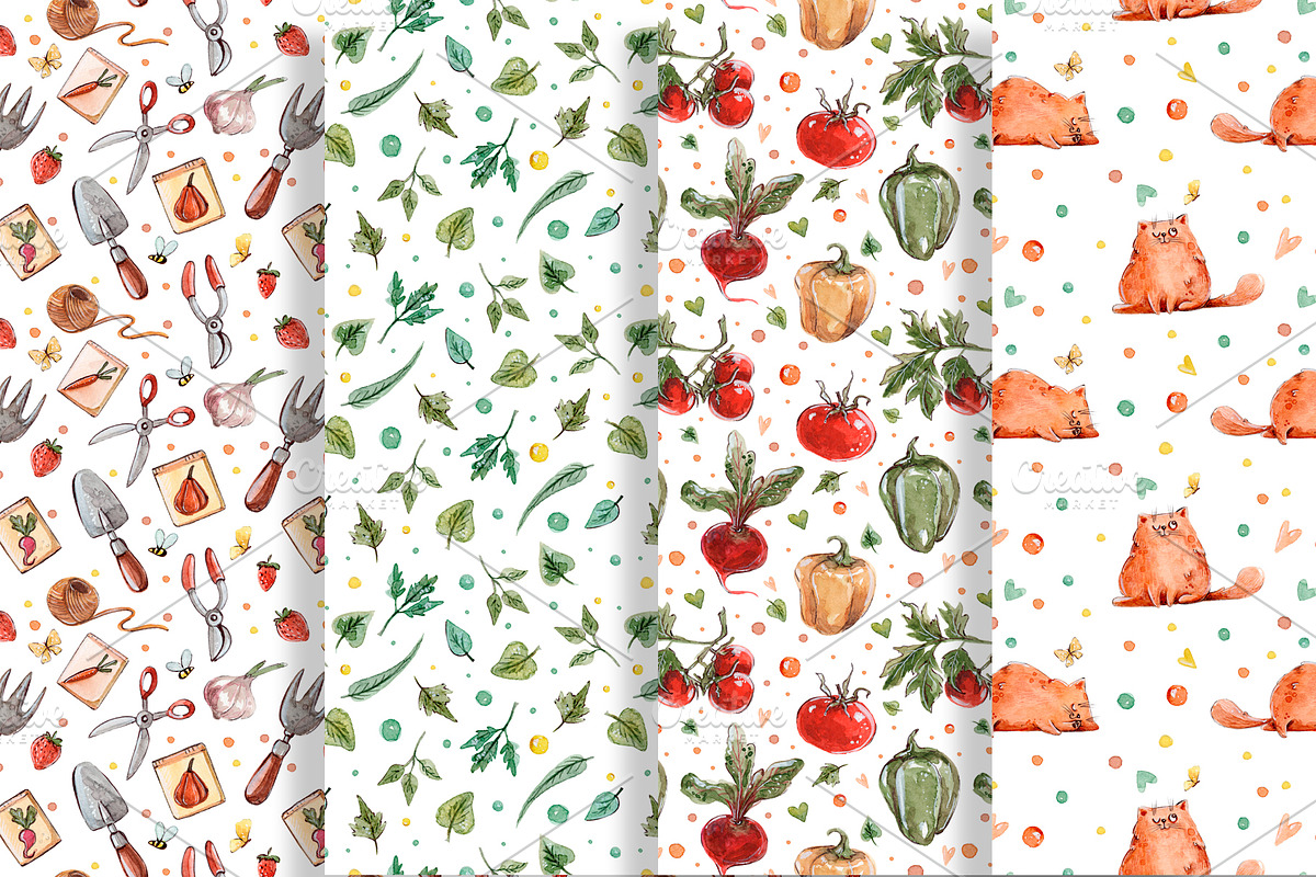 My lovely little Garden +4 patterns, an Illustration by Kristina Crocus (Photo 7 of 8)