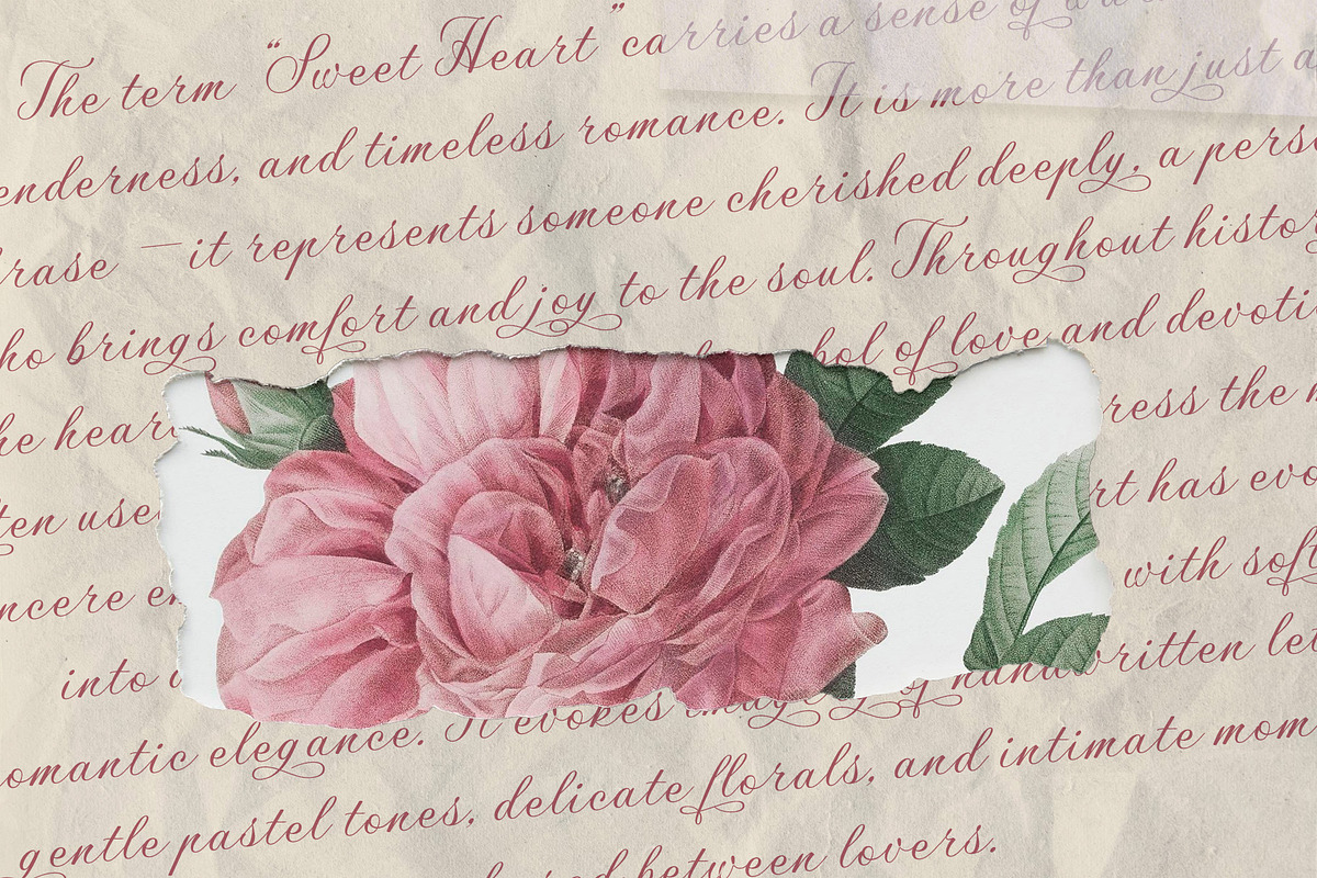 Quentine – Elegant Calligraphy Font, a Script Font by Krismagraph (Photo 4 of 10)