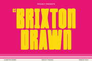 CS Brixton Drawn, a Sans Serif Font by Craft Supply Co. (Thumbnail 1 of 8)