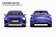 Performance Sportback Hatchback Set, an Advertising Mockup by Halal Graphic Studio (Thumbnail 8 of 12)