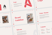 Brand Guideline Powerpoint Template, a Presentation Template by Azruca (Thumbnail 1 of 4)