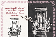 Vacation Clipart, Travel Doodles, an Object Illustration by The October Creative (Thumbnail 3 of 7)