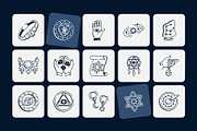 Zodiac Drawing Art Set, an Outline Icon by Vectors Market (Thumbnail 5 of 8)