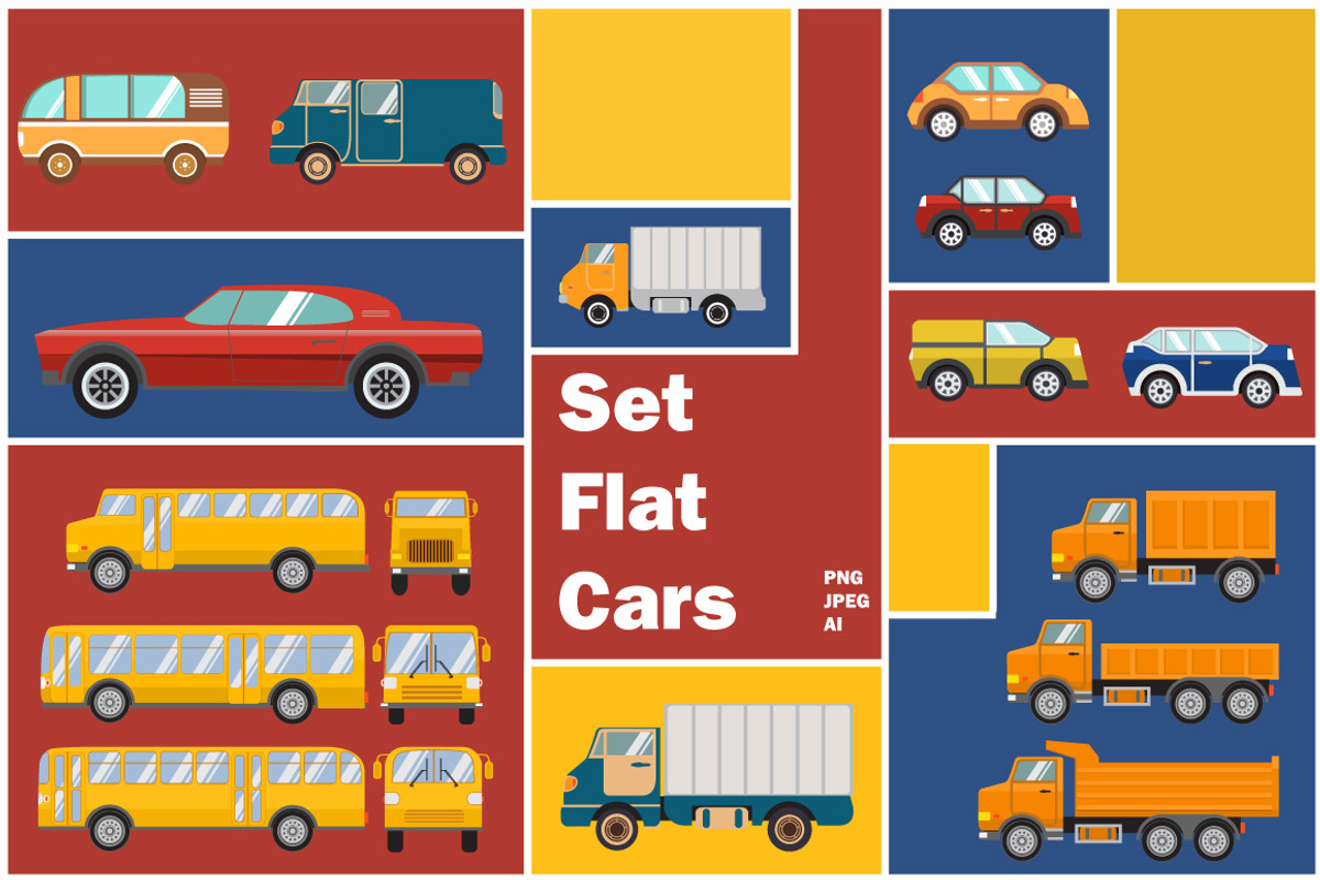 Set of flat cars, an Education Illustration by Dukesn (Photo 1 of 8)