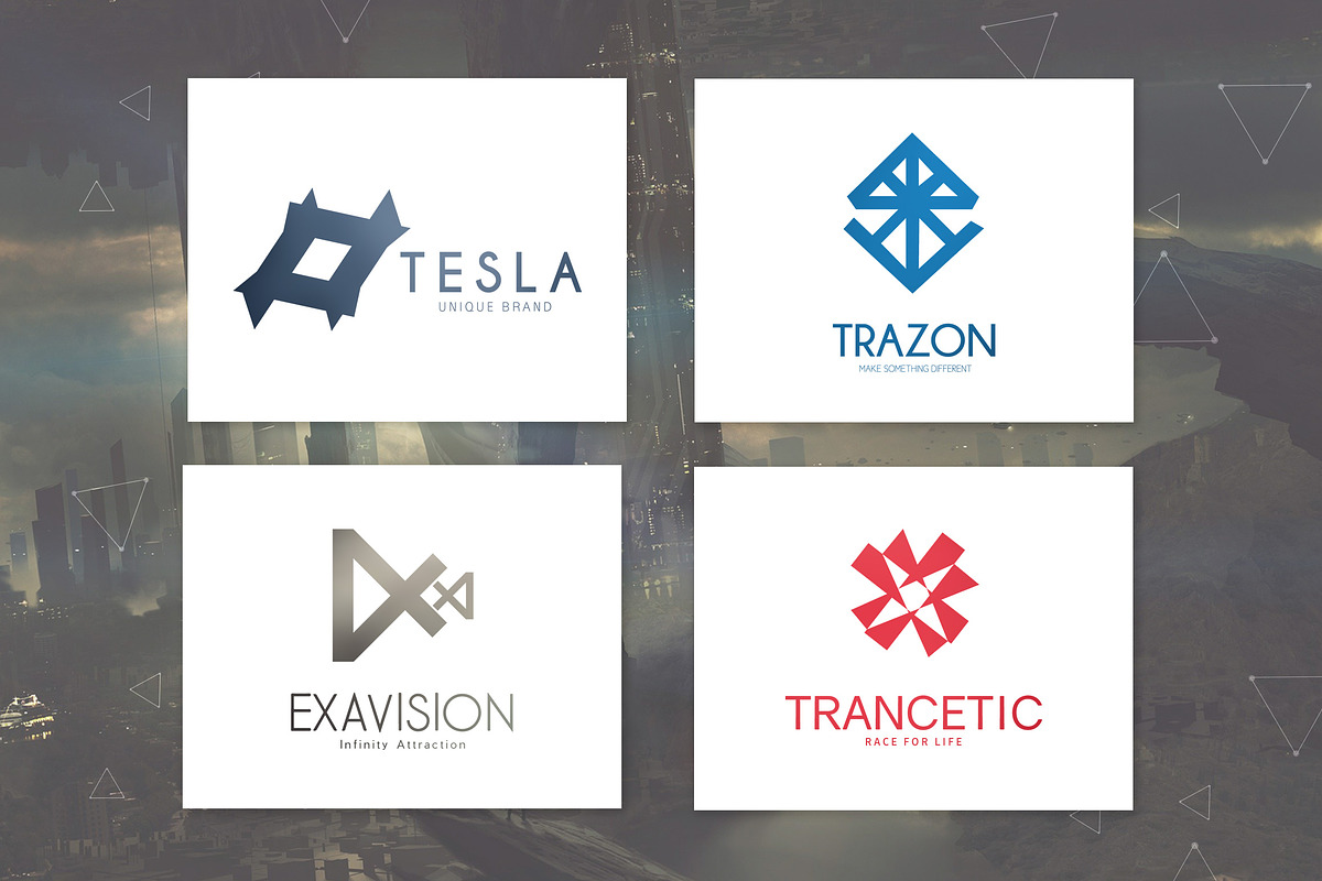 Futuristic & Geometric Logos Bundle, a Branding & Logo Template by AN Productions (Photo 17 of 47)