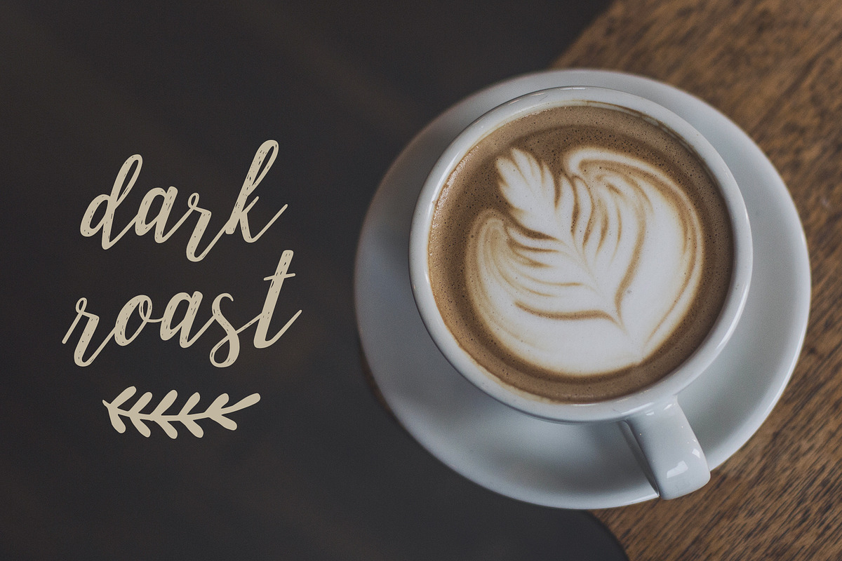 Creme Brulee Font Duo and Logo Kit preview 8