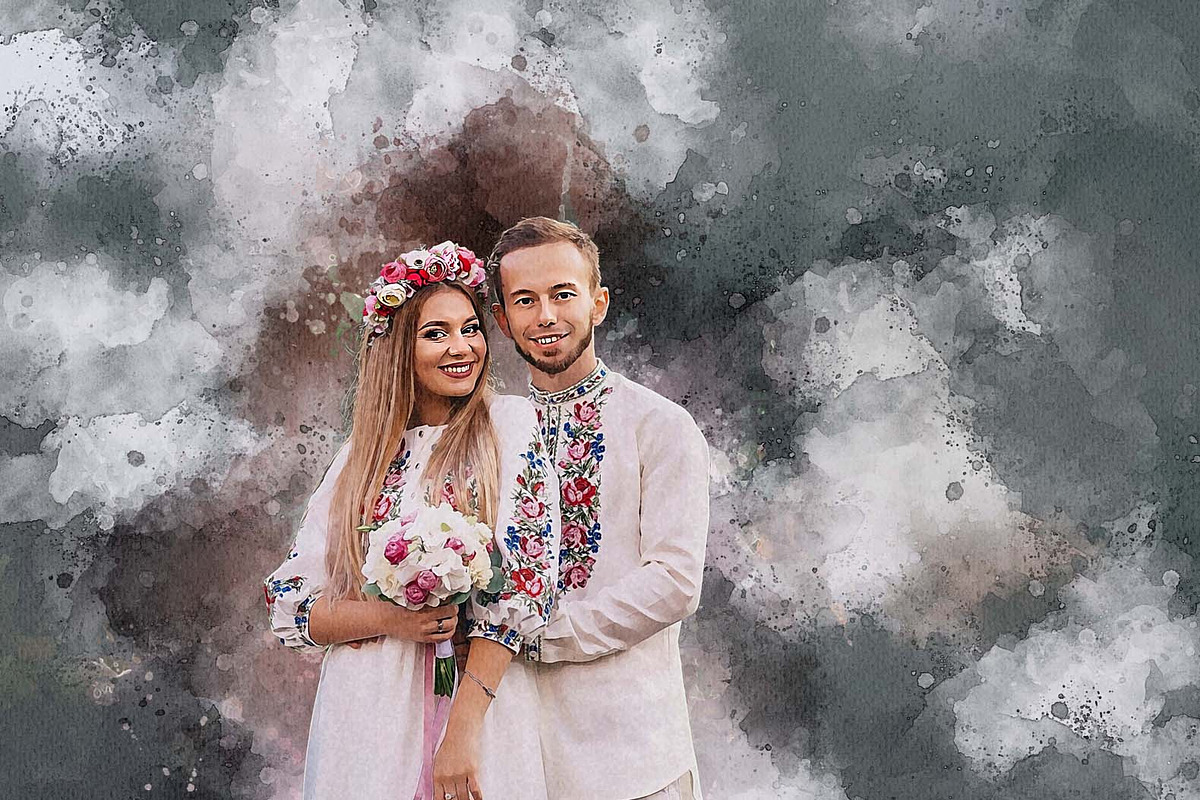 Personalized Watercolor Canvas, an Action Add-On by MRI STUDIO (Photo 7 of 11)