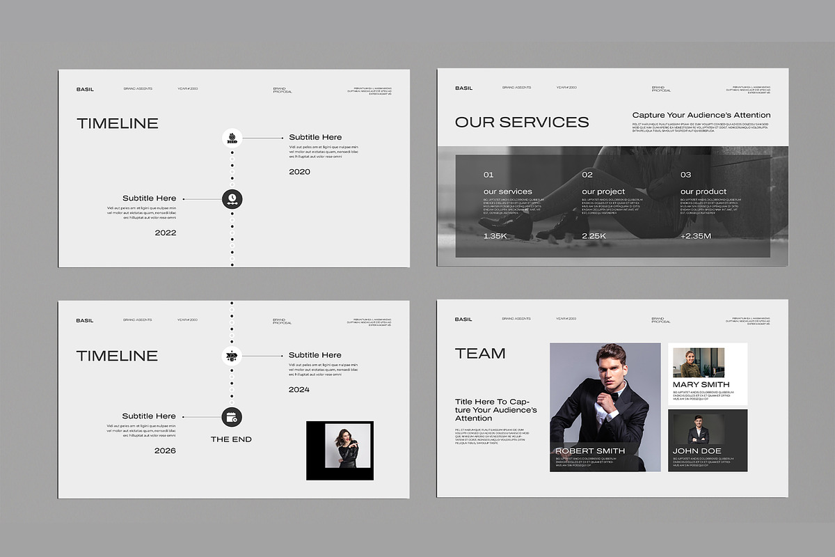 Brand Proposal Presentation Template preview 4