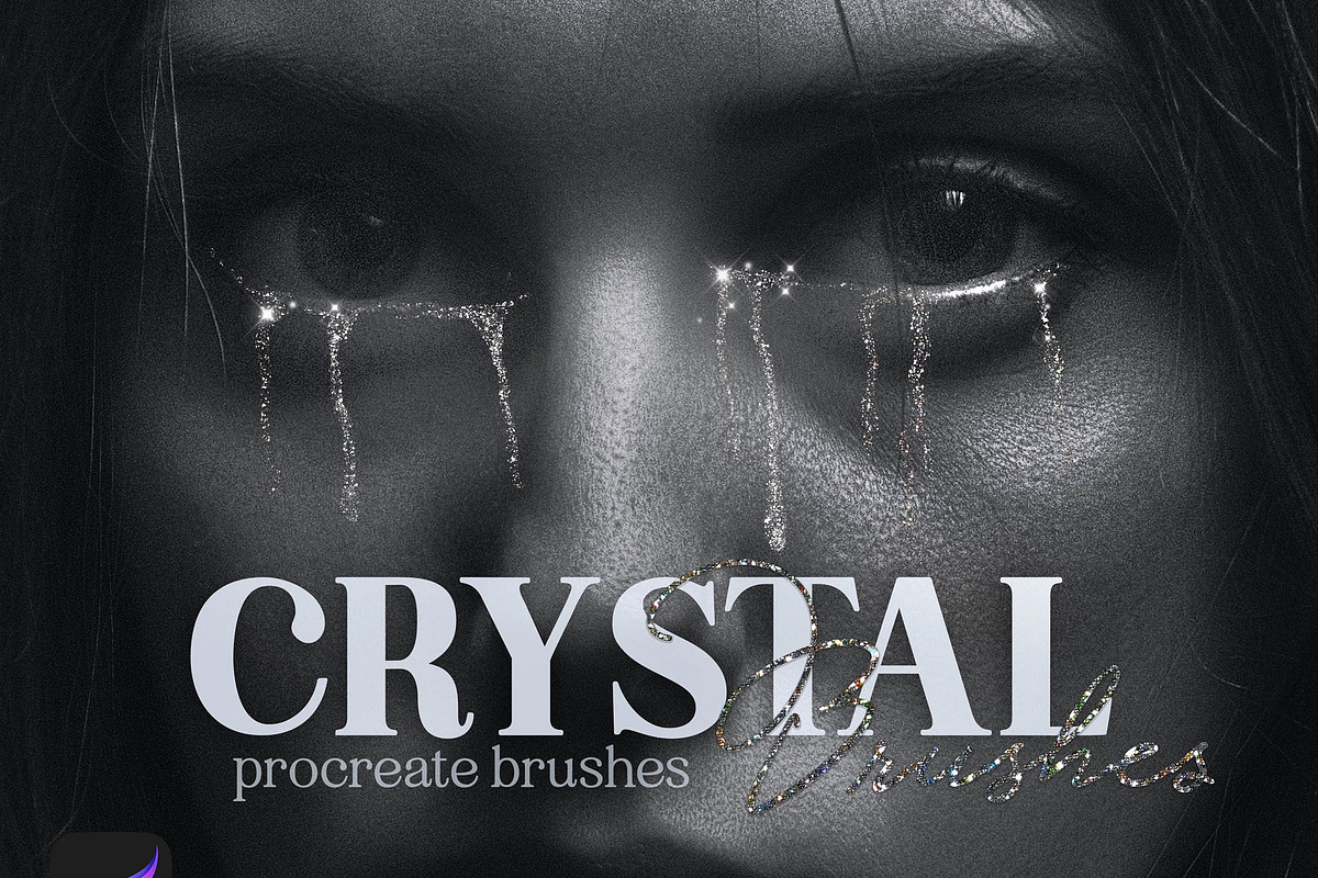 Crystal Art Procreate Brushes, a Brush Add-On by Photohacklovers (Photo 1 of 5)