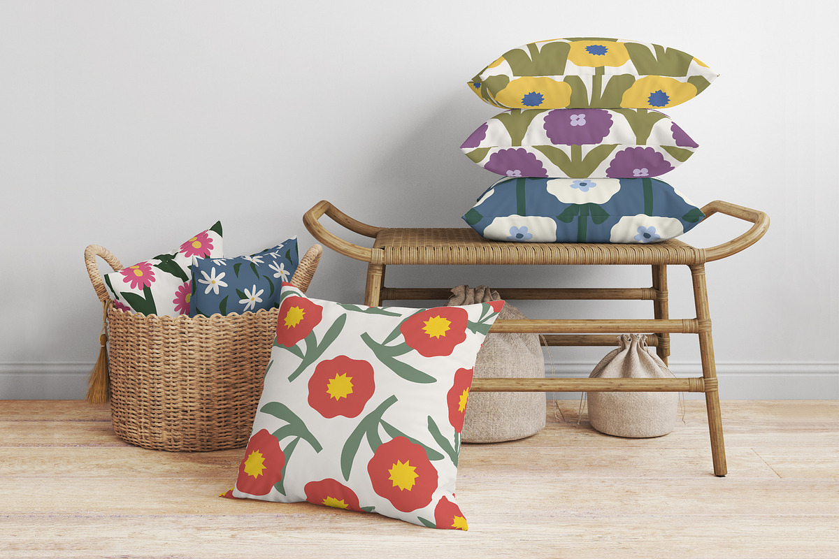 FLOWER MARKET Graphics Collection, a Pattern Graphic by Katerina Osa (Photo 10 of 16)
