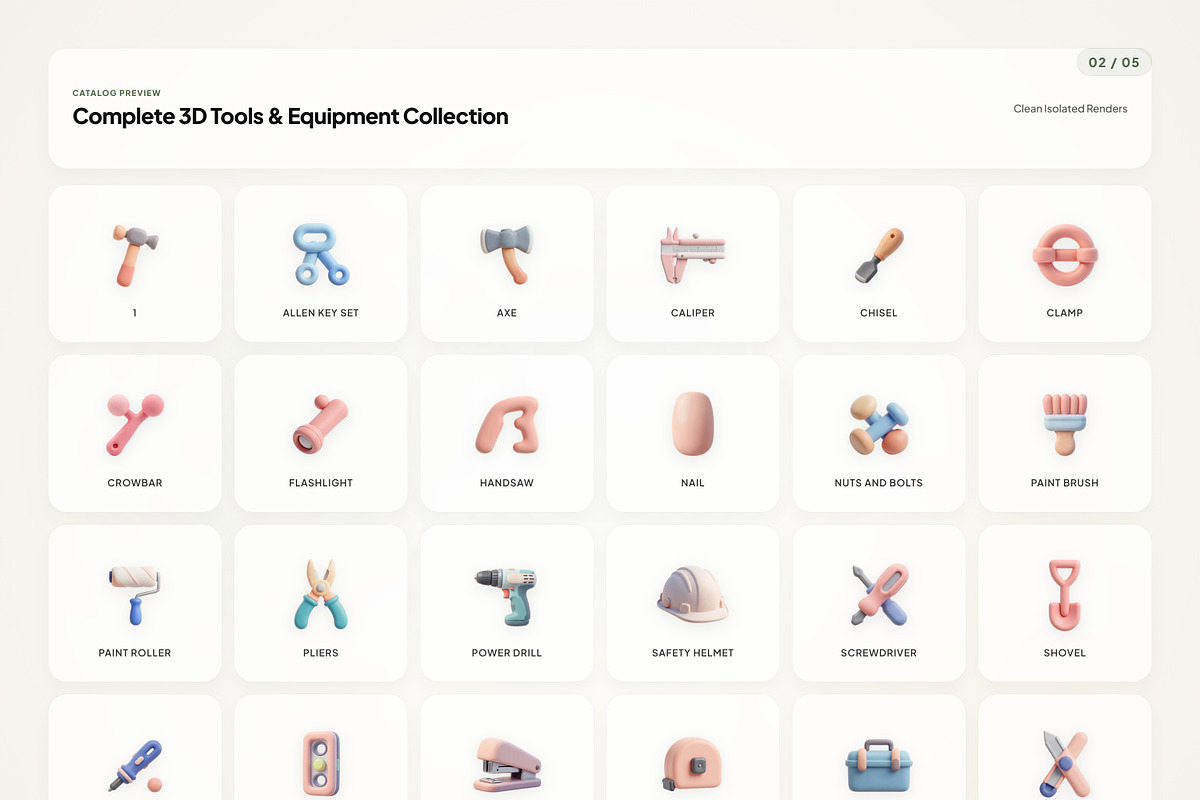 3D Tools & Equipment, an Emoji Icon by River Visual (Photo 2 of 5)