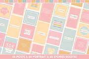 Olive Rose Instagram Template Bundle, a Social Media Template by SunshineStudioBoutique (Thumbnail 4 of 10)