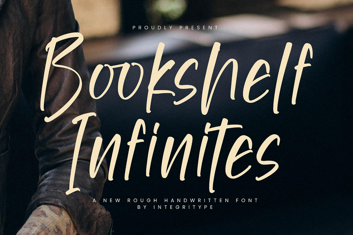 Bookshelf Infinites, a Handwritten Font by Integritype Studio (Photo 1 of 14)